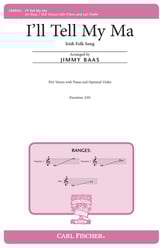 I'll Tell My Ma SSA choral sheet music cover